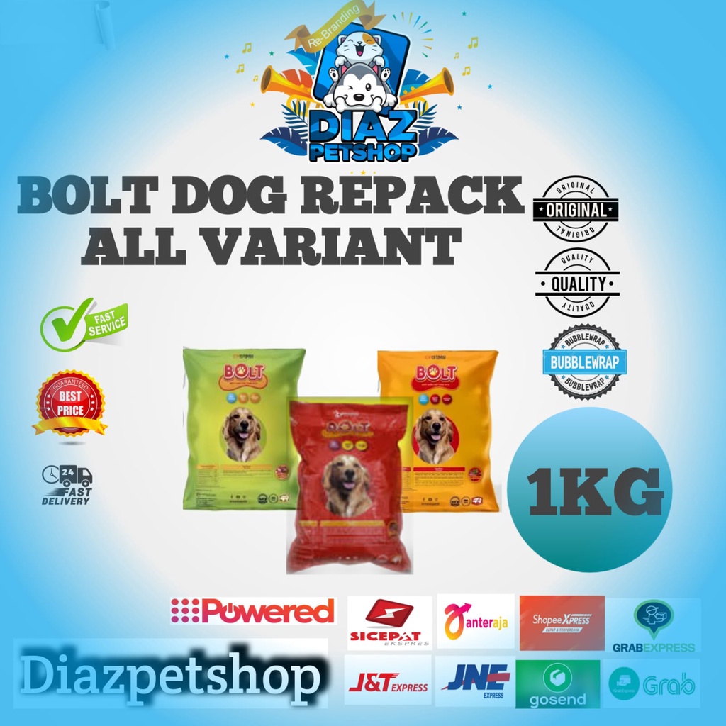 Bolt Dog REPACK / DOG FOOD BOLT DOG ALL VARIAN 1KG