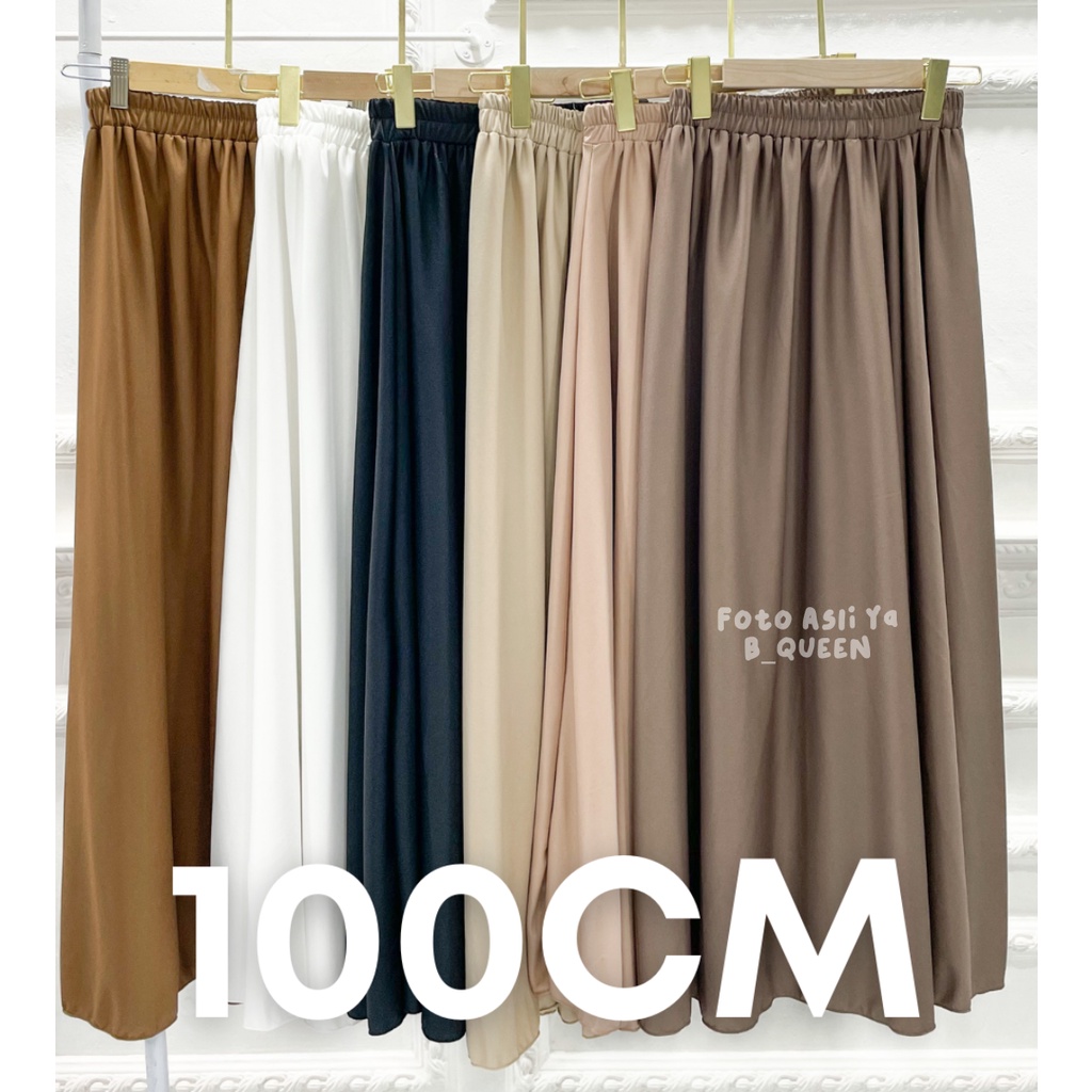 ROK POLOS MAYUNG PANJANG 100CM PREMIUM / BASIC SKIRT / MAY SKIRT ROK MUSLIMAH PANJANG MURAH KERJA NGANTOR KULIAH CASUAL OOTD