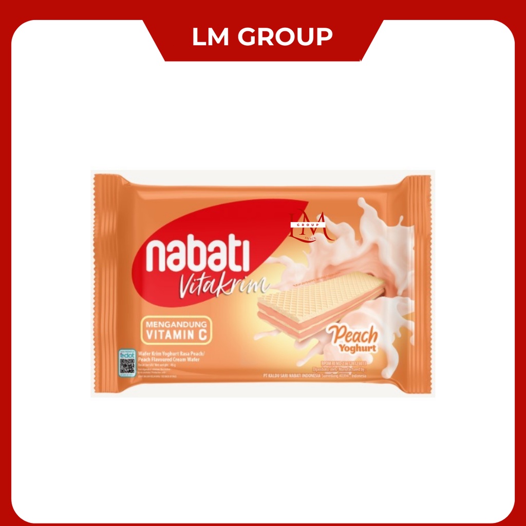 [10 PCS] Nabati Wafer 2000 Rasa Cokelat/Keju/Pink Lava/Raspberry/Peach Yogurt @39gr