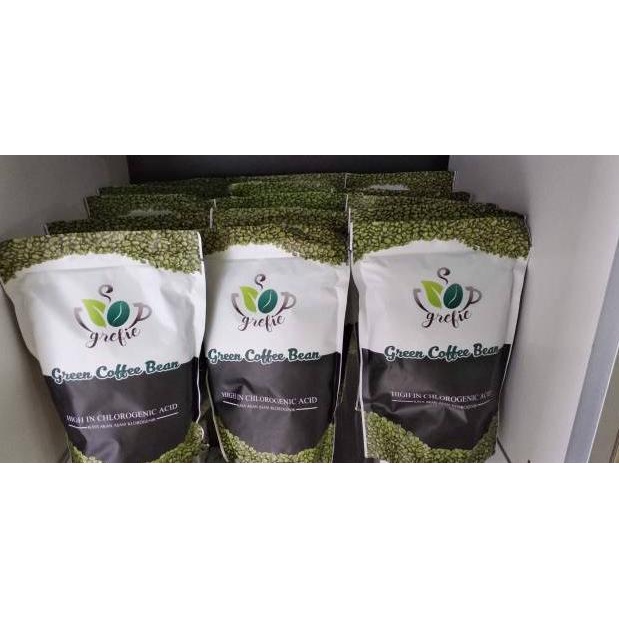 

ョ Grefie Green Coffee Bean Biji/ Celup Kopi Hijau