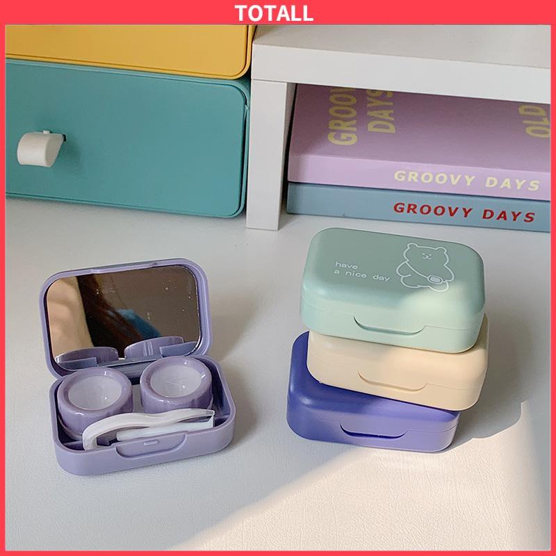 COD Wadah Kotak Penyimpanan Kontak Lens Mini Softlens Case Portable-Totall