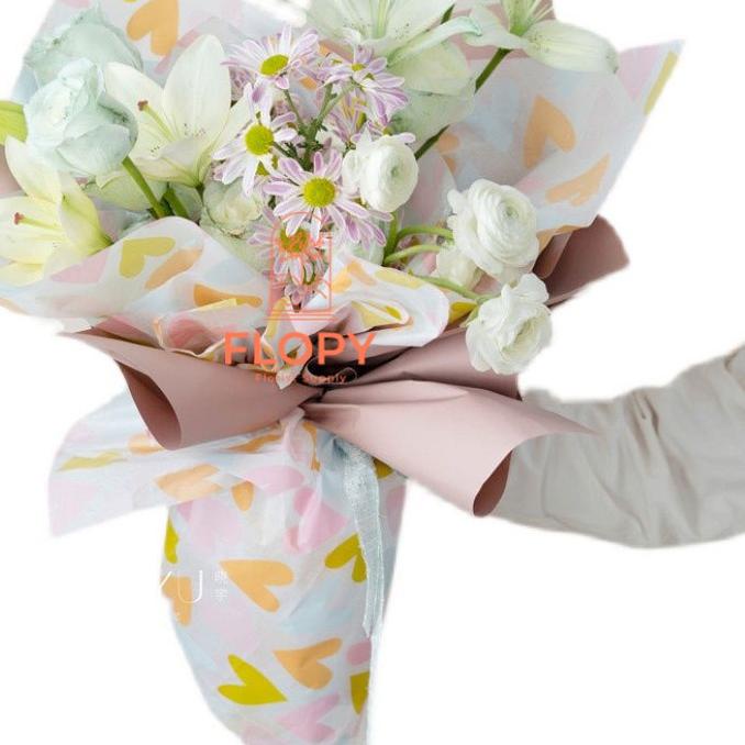 

T77❅ [10 Lembar] Sydney Wrapping Paper 24 gsm Paper Color / Cellophane /Wrapping paper TERBAIK