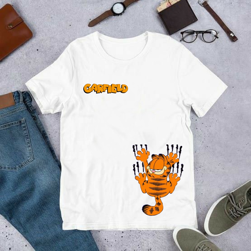 TSHIRT GARFIELD / KAOS GARFIELD / BISA COD