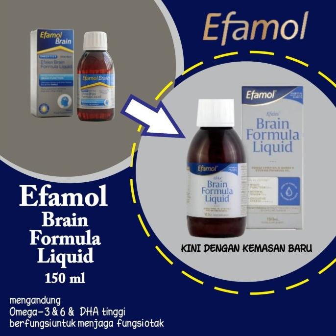efalex efamol brain liquid 150ml asli UK