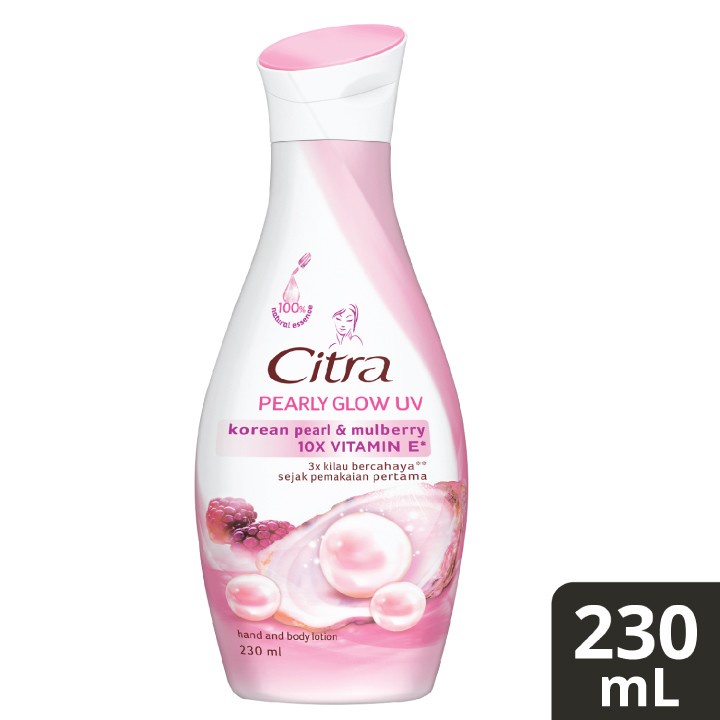 Citra Hand & Body Lotion Pearly Glow UV Lotion 230 Ml