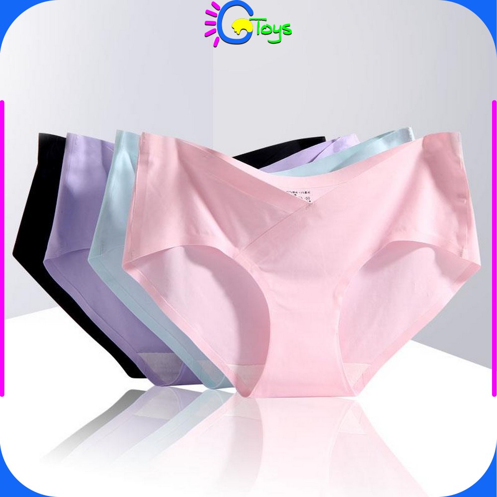 CR-P37 Celana Dalam Seamless Wanita V Shape Low Waist Panties CD Kolor Perempuan Underwear Wanita