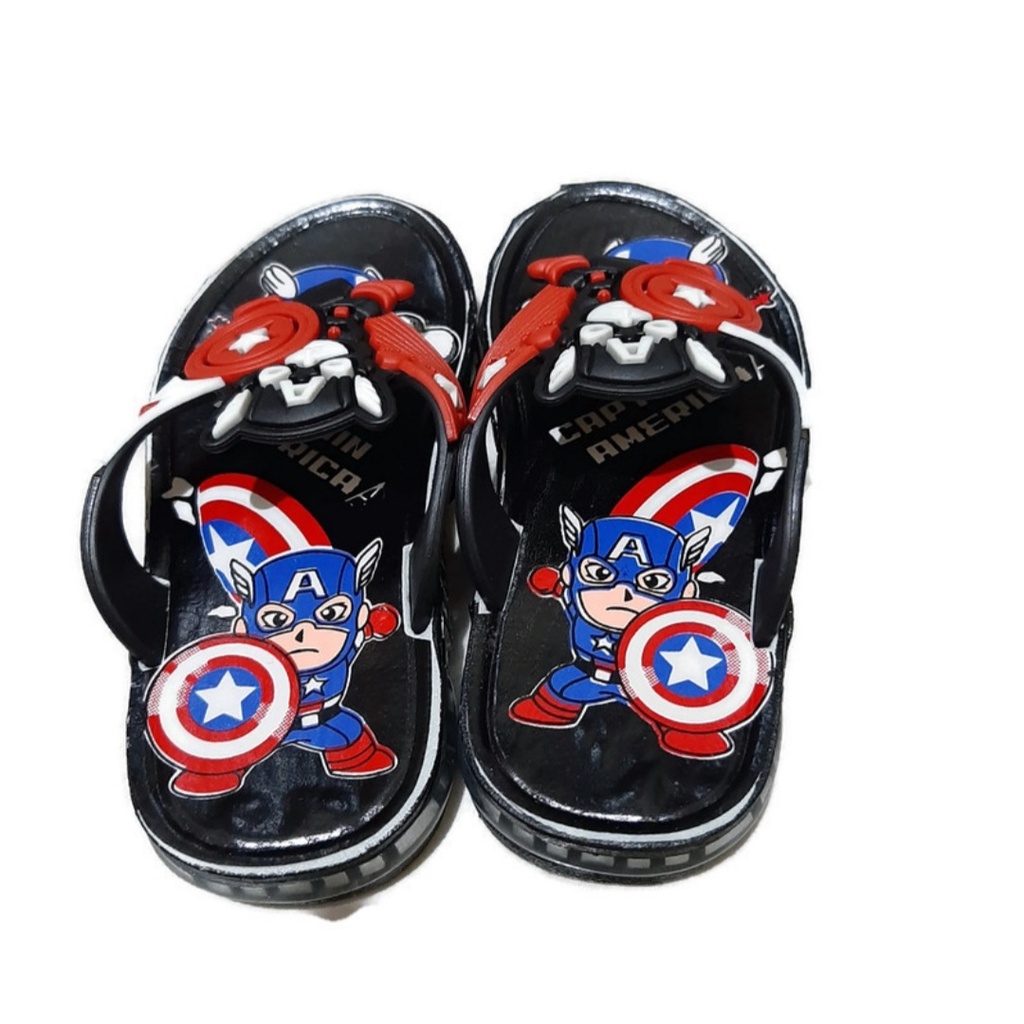 Sandal Anak Laki Laki Karakter Captain America