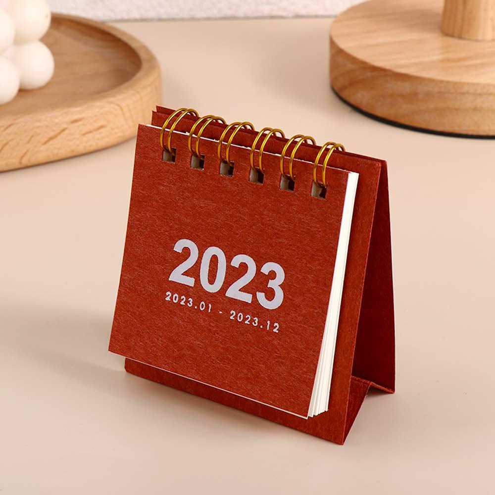 [Elegan] Alat Tulis Kalender Meja Penjadwal Harian Sederhana Table Planner Organizer Kertas Meja Kalender2023