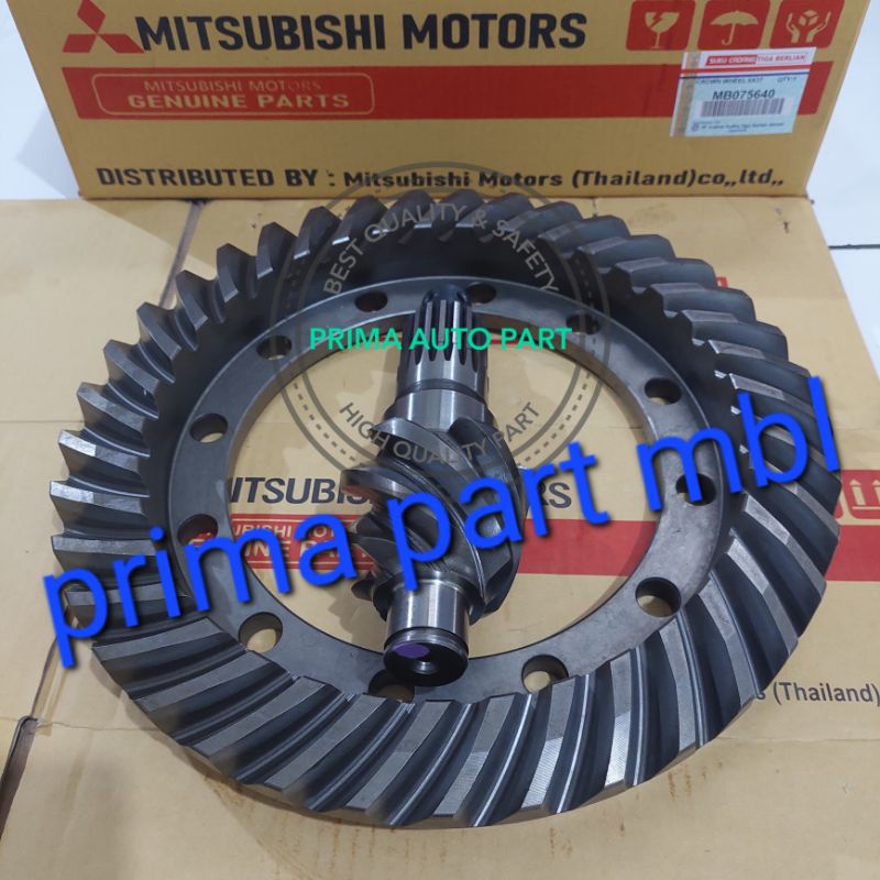 CROWN WHEEL GEAR SET GIGI NANAS 6X37 CANTER PS125