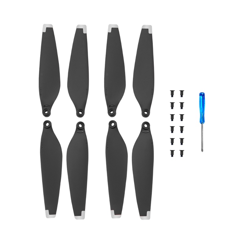 Zzz 8pieces Baling-Baling Ringan Untuk Mini3 Flight Strong Pull Force Propellers Awet Wing Blade Pengganti