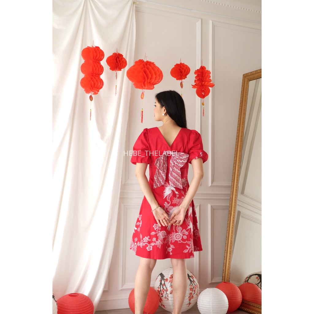 Ekani Batik Cheongsam Chinese New Year - (Men Short-Yuna-Brenda-Yimin-Mutia-Brigitte)