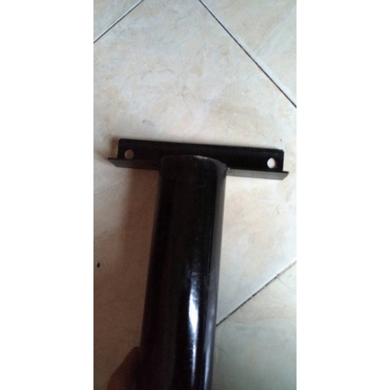 Jual Tiang Parabola Tempel di tembok 150cm Free Klem tiang parabola Berkualitas