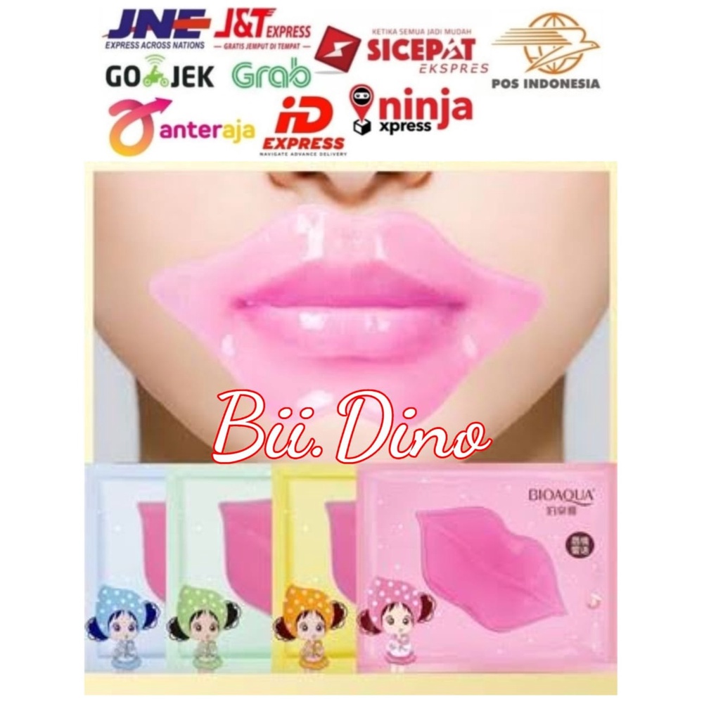 Moisturizing Lip Mask Lime Grapefruit Blueberry Cherry Pemerah Bibir Hitam Gelap Kering Pecah-Pecah