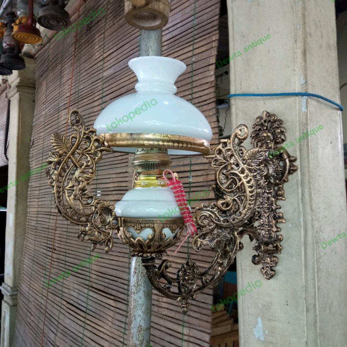 %%%%] Lampu tempel dinding klasik jawa diameter 18