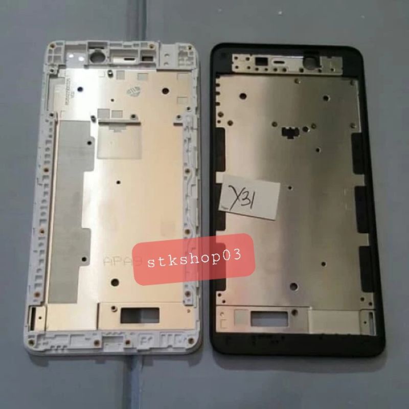 FRAME BEZZEL BEZEL TULANG LCD MIDDLE VIVO Y31 Y31L ORIGINAL