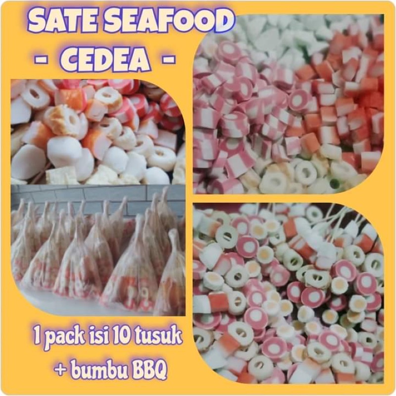 HD Management Sate Seafood Cedea 10 tusuk + bumbu