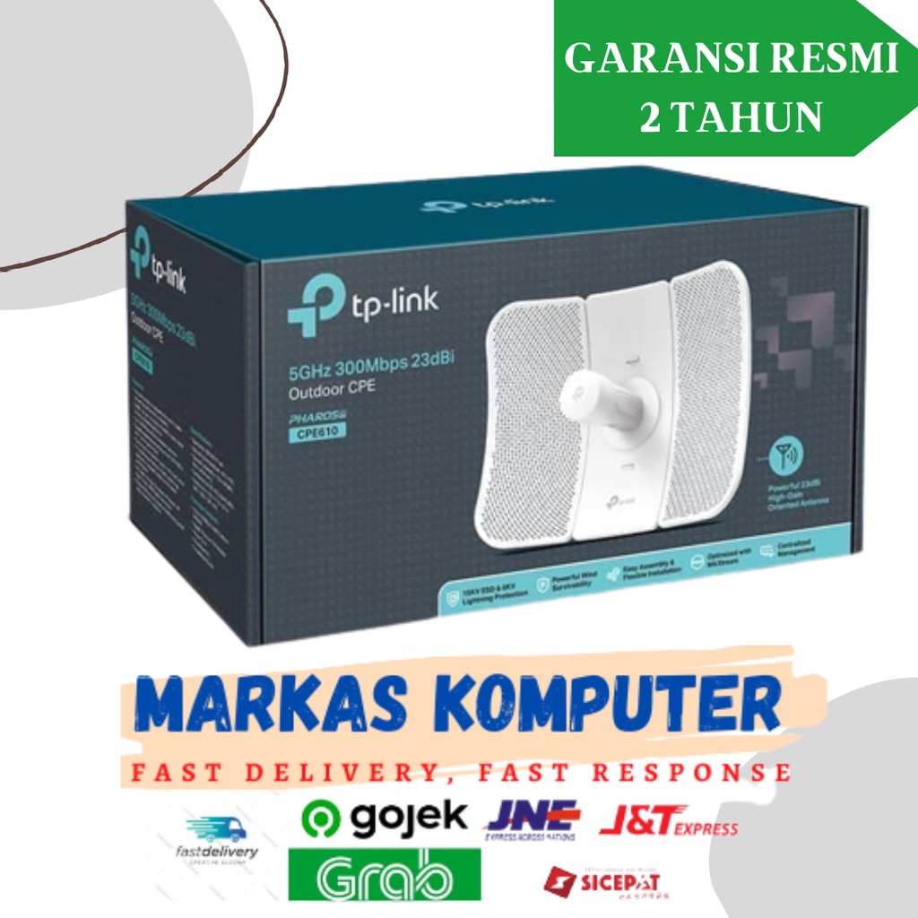 Tp-Link CPE610 tplink litebeam 5Ghz 23Dbi 300Mbps Outdoor CPE