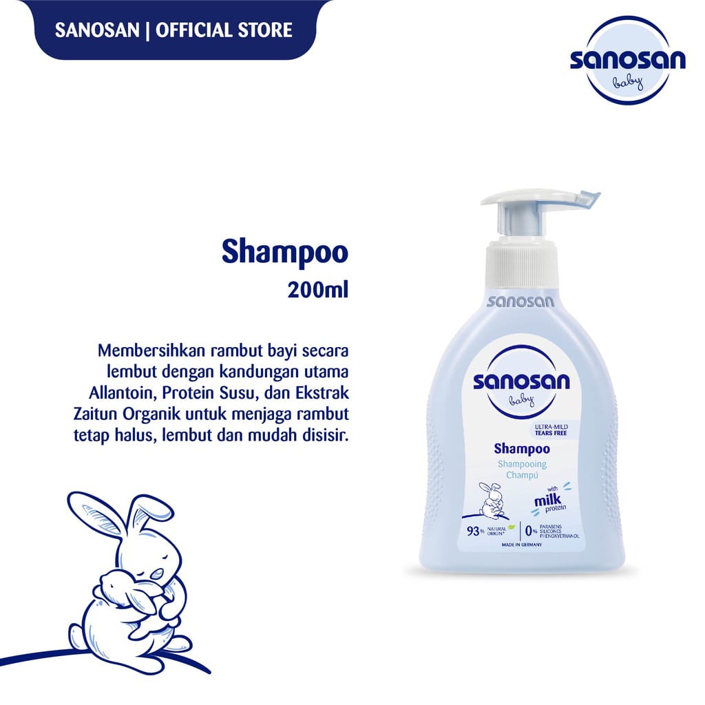 Sanosan Baby Shampoo 200ml