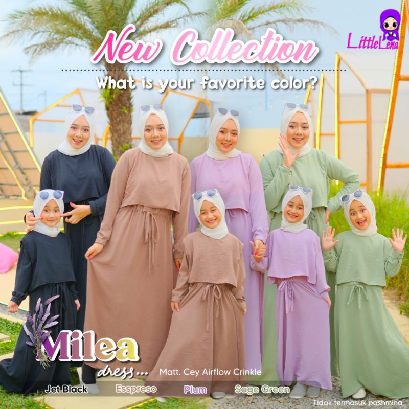 Gamis Basic gamis simple Milea dress