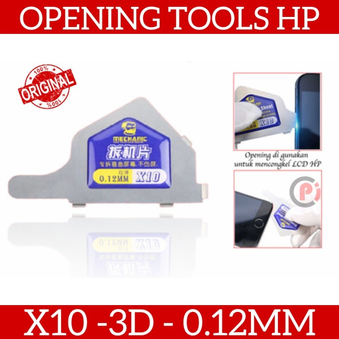 Original Mechanic X10 Opening Tool Spring Steel Ultra Thin Buka LCD HP