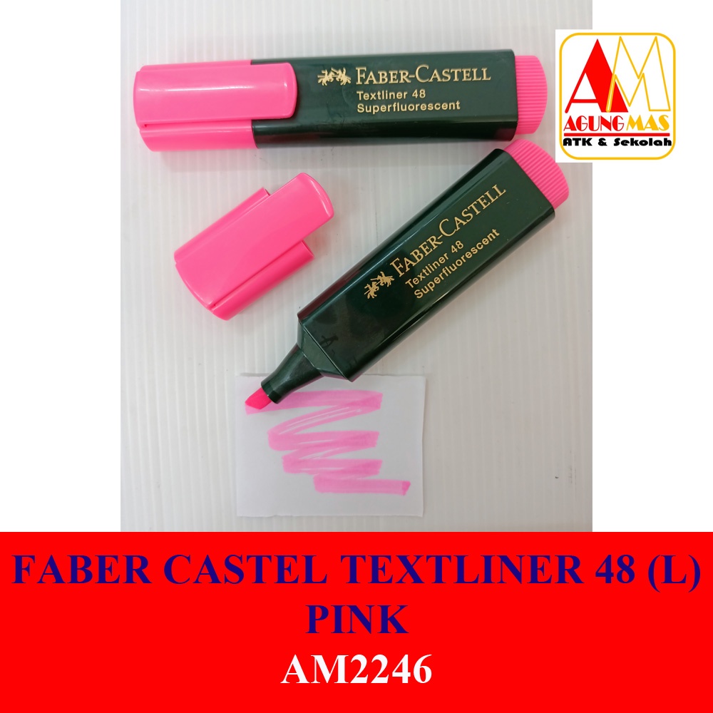 

FABER CASTEL TEXTLINER 48 (L) PINK