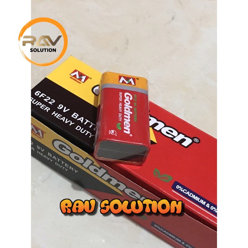 Battery Batere Kotak Peak Power 9V / Baterai Kotak GMCELL / GOLDMEN