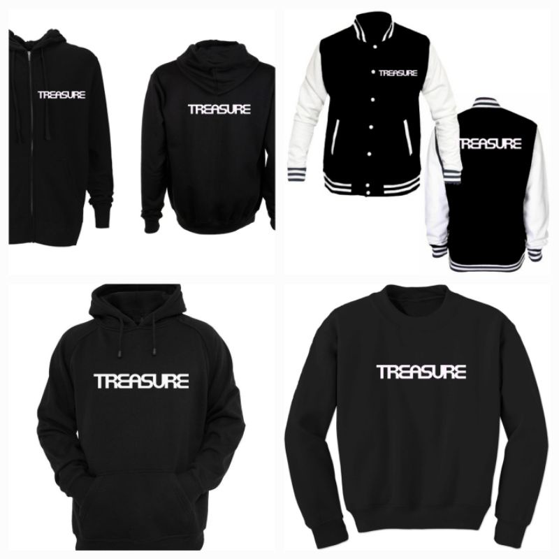 Jaket Treasure Hoodie Treasure Sweater Treasure Jaket Baseball Treasure Varsity Treasure Hoodie Zipp