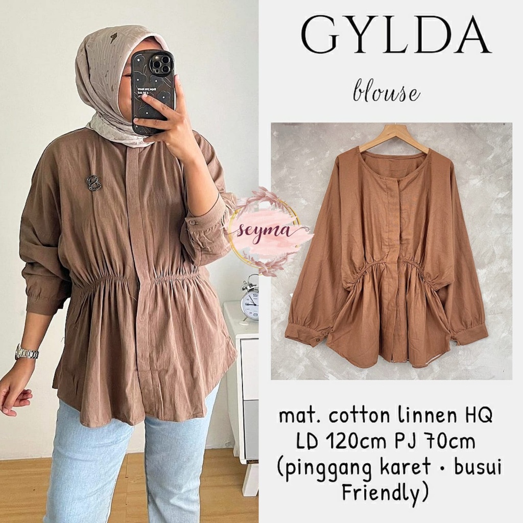 GYLDA BLOUSE POLOS SIMPLE ORI SEYMA