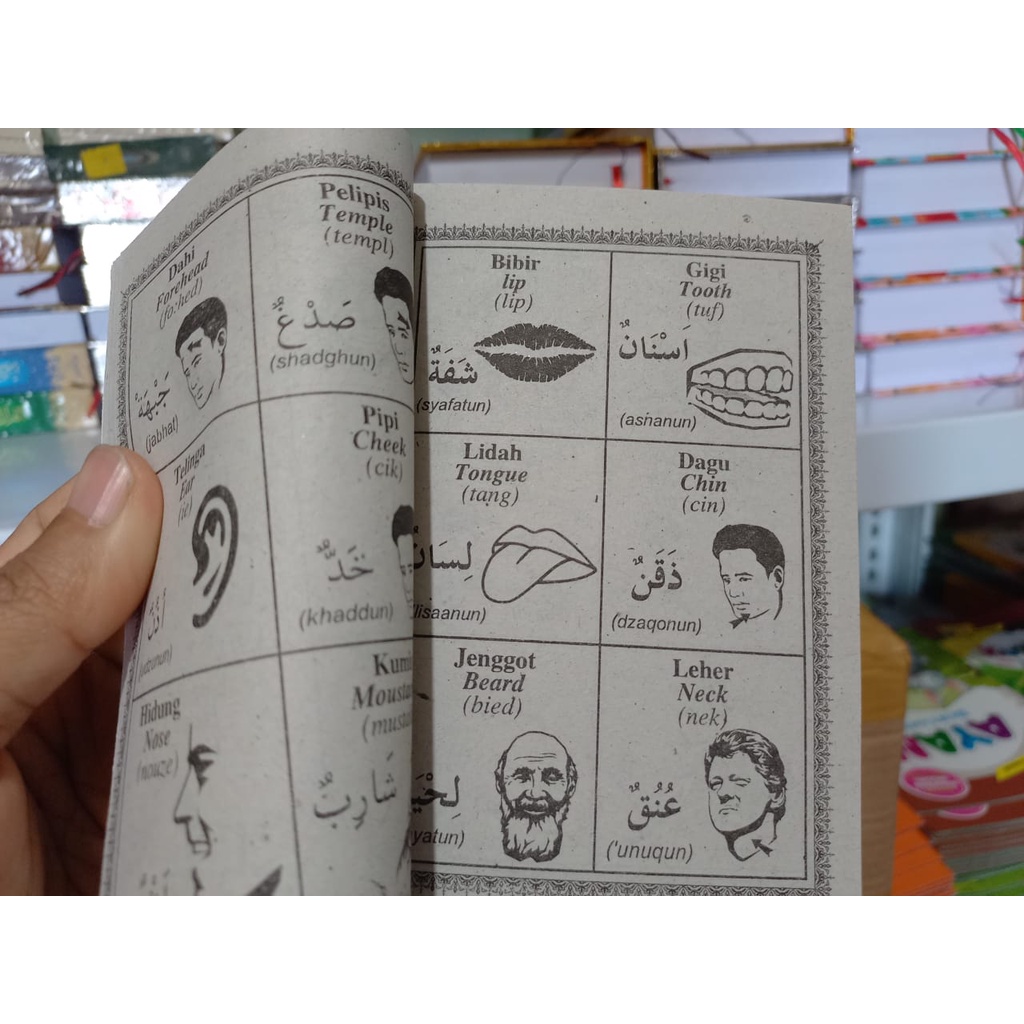 Kamus Bergambar 3 Bahasa Kecil Kamus Saku (Inggris - Indonesia - Arab) Beringin