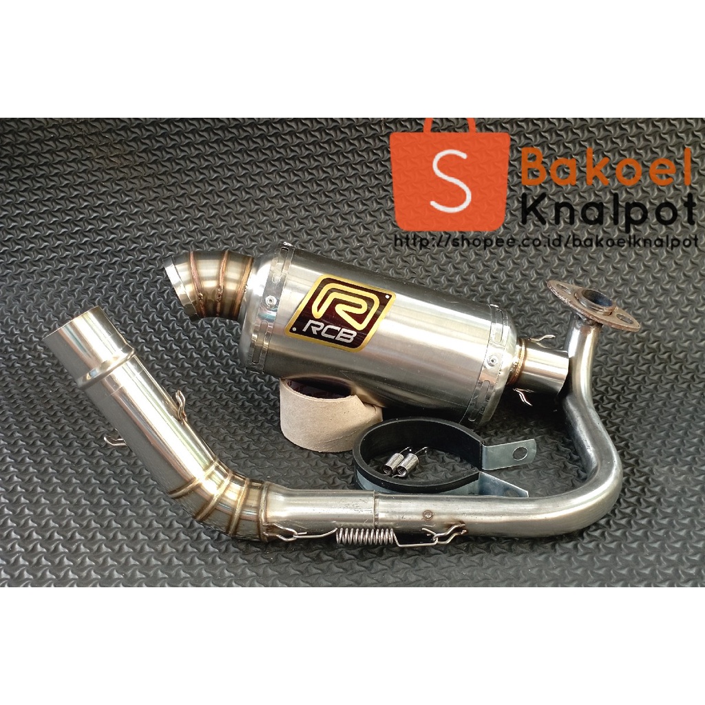 RCB / RCB SELINCER KNALPOT RACING INLET 38MM BEAT KARBU / BEAT POP / BEAT DELUXE / VARIO110 / VARIO125 / VARIO150 / MIO SPORTY / MIO J / MIO M3 / SCOOPY NEW / SCOOPY OLD / GENIO / FINO / X-RIDE / NMAX NEW / NMAX OLD / AEROX / PCX