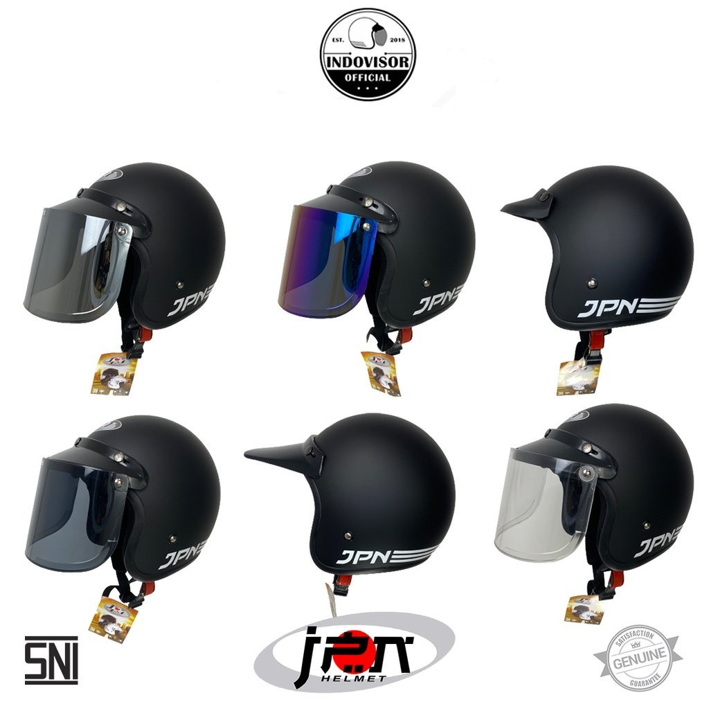 Helm JPN Warna Hitam Doff