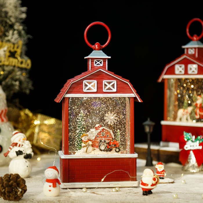 Snow Globe Musik Box Merah Kado Natal Christmas Music Box Gift Santa Kotak Musik Natal Harga Grosir Termurah Kado Natal Christmas Music Box Snow Box