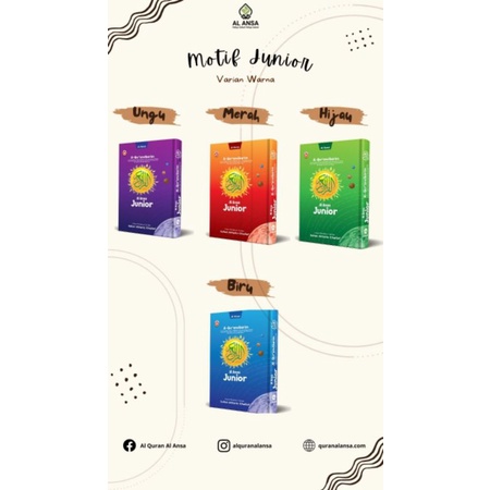 

al-quran al-ansa premium motif junior A5