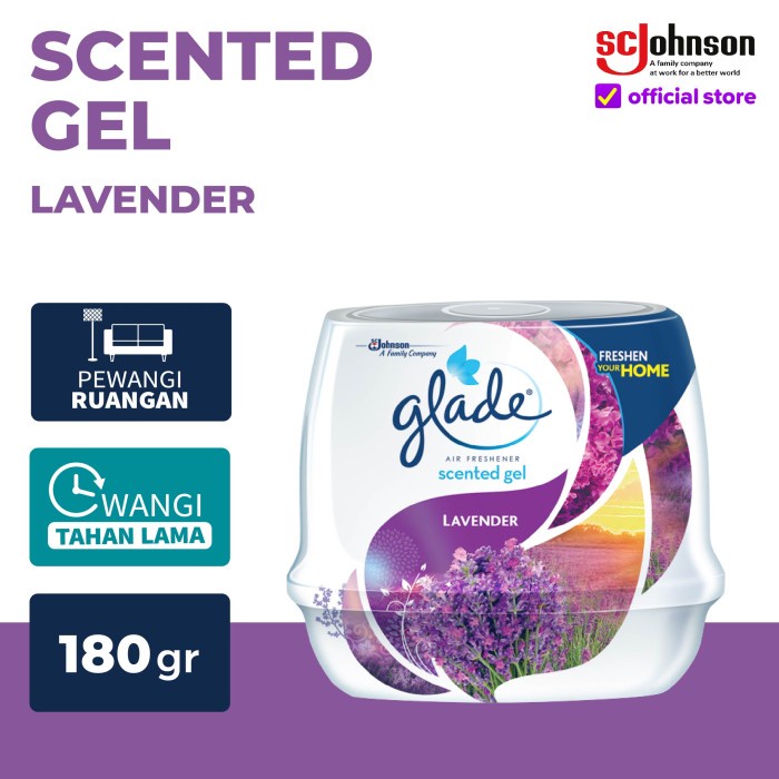 Glade Air Freshner Scented Gel Pengharum ruangan fragrance infused