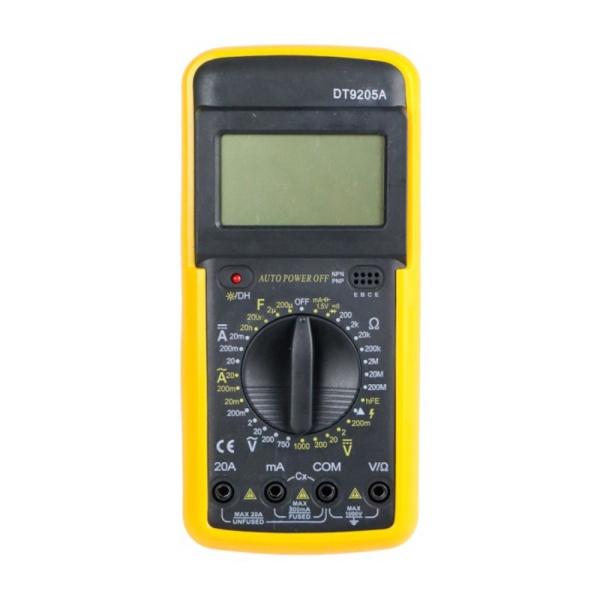 

Jual Pocket Size Digital Multimeter - DT9205A - Yellow Limited