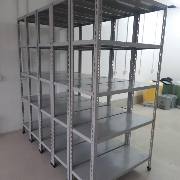 rak besi 5 susun 40x100x200