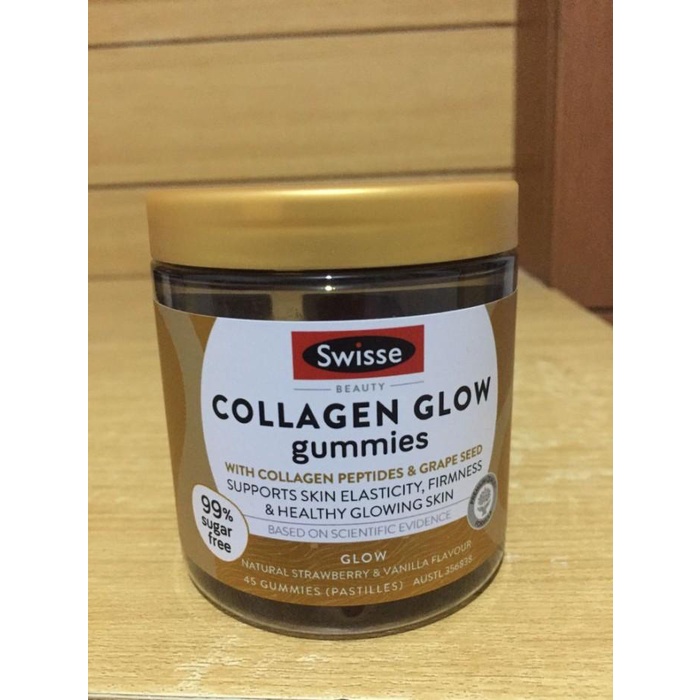 Swisse Beauty Collagen Glow gummies 45 pastiles kulit kencang