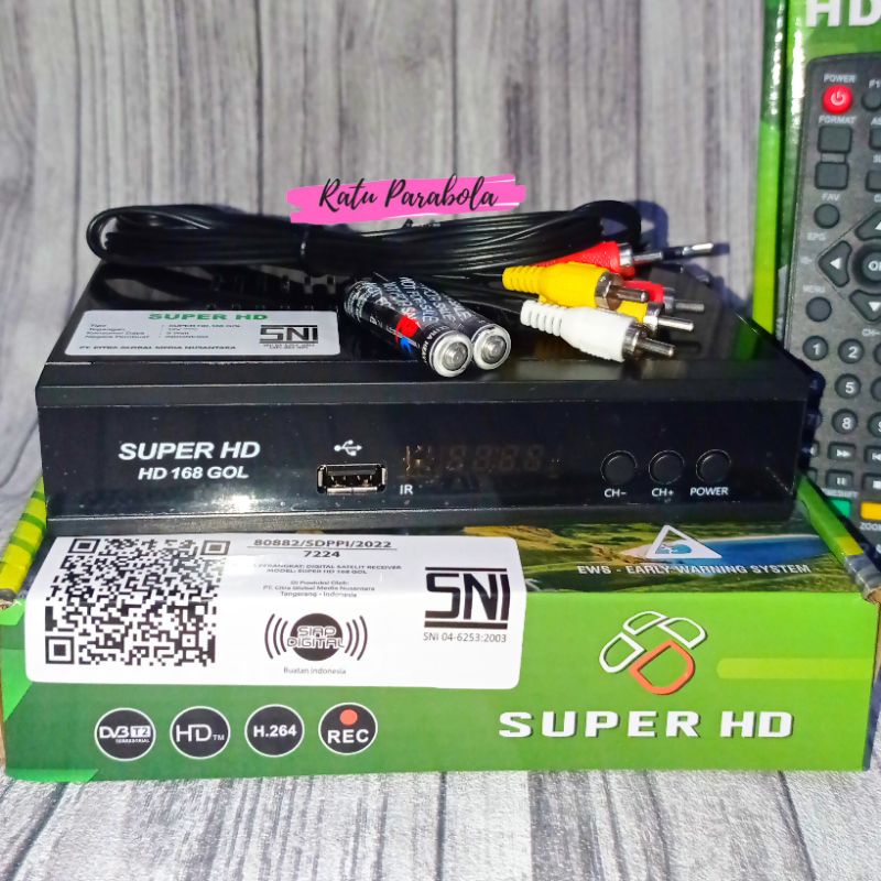Set top box HARIMAU / KOMODO SUPER HD 168 GOL
