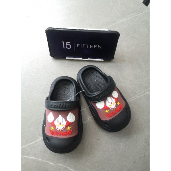 15 SHOP --- NEW ! ! SIZE:18-29 Sandal Sendal Anak Laki Laki Usia 0-4 Tahun Ultraman Bahan Eva Karet 6136-H