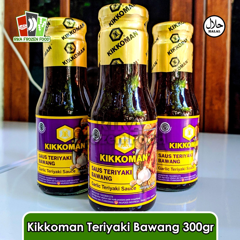 

Kikkoman Garlic Teriyaki Sauce / Saus Teriyaki Bawang 300 gr