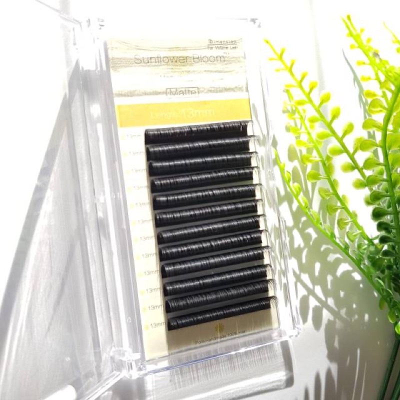 READY SUNFLOWER bloom blossom lash (easy fanning) volume russian Eyelash extensions tebal lembut termurah nyaman di pakai ringan di mata lembut dan super lentik