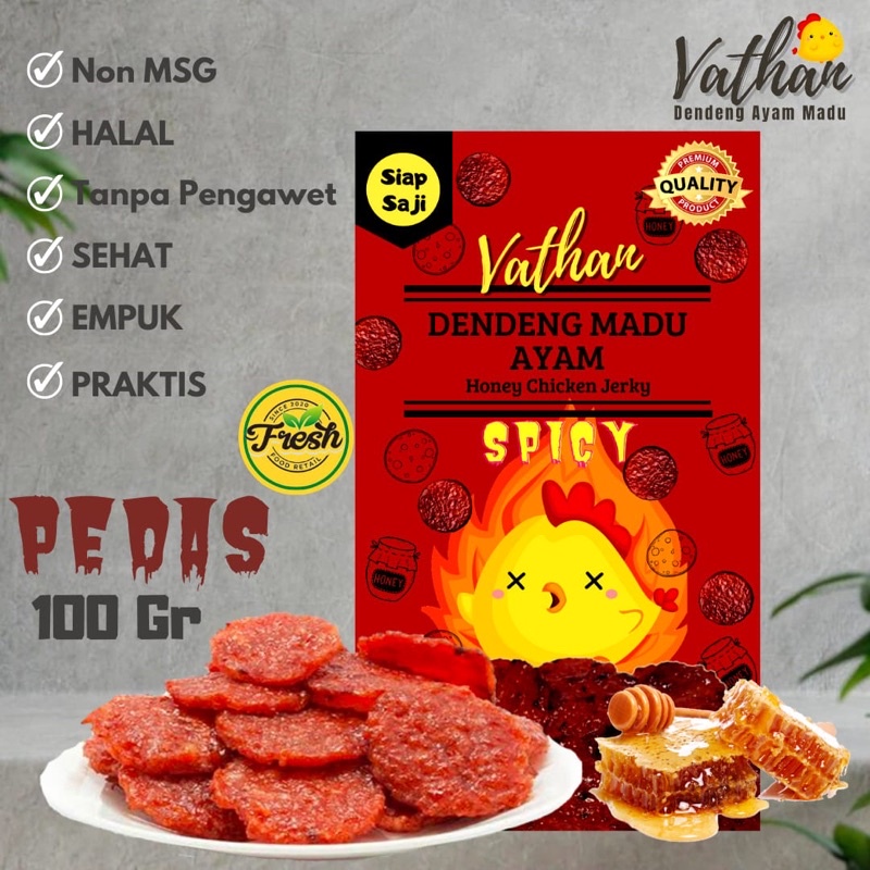 

DENDENG MADU VATHAN SPICY (PEDAS)