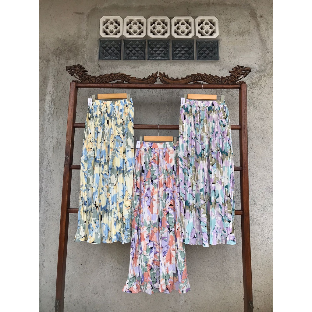 ROK PLISKET PRINTING ROK PRISKET MOTIF ROK PLISKET MOTIF BUNGA ROK PLISKET MOTIF ROK PLISKET MOTIF