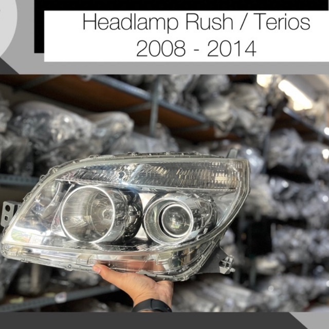 Lampu Depan Utama Mobil Toyota Rush dan Daihatsu Terios Tahun 2008-2014 Kondisi Bekas
