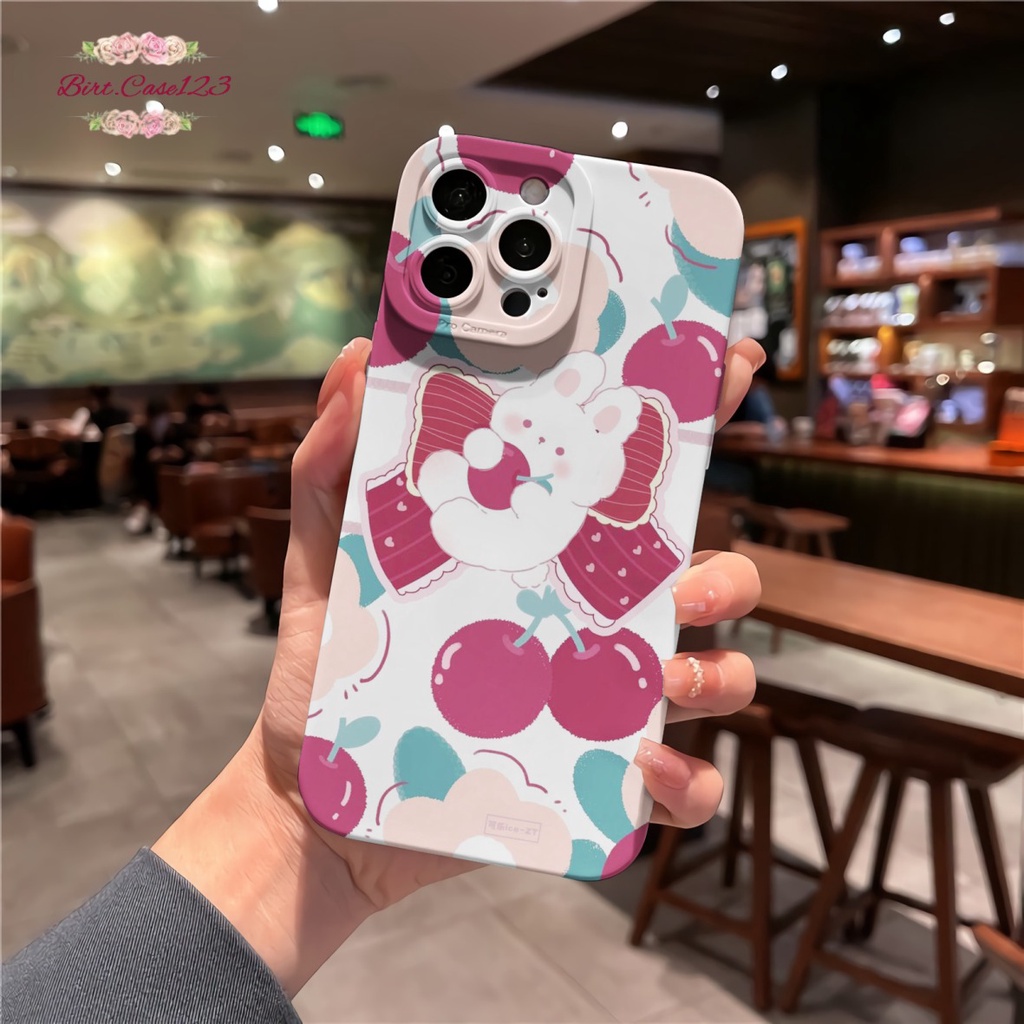 CUSTOM CASE SOFTCASE SILIKON PROCAMERA CHERRY CUSTOM OPPO REALME VIVO XIAOMI SAMSUNG INFINIX IPHONE FOR ALL TYPE BC6889