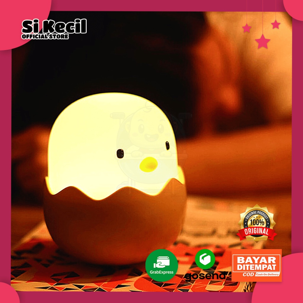 Lampu Tidur Mini Sensor Infarred Lampu Hias Kamar Tidur Model Anak Ayam | Lampu Tidur Aesthetic | La