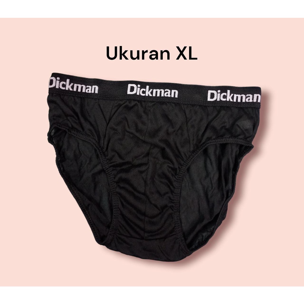 Celana Dalam Pria Dickman Segitiga isi 3 pcs ukuran M-L-XL