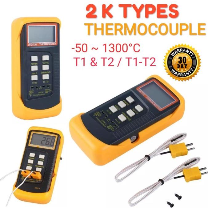 Thermometer - Thermocouple - thermocouple K Type Thermometer K Type barang promo