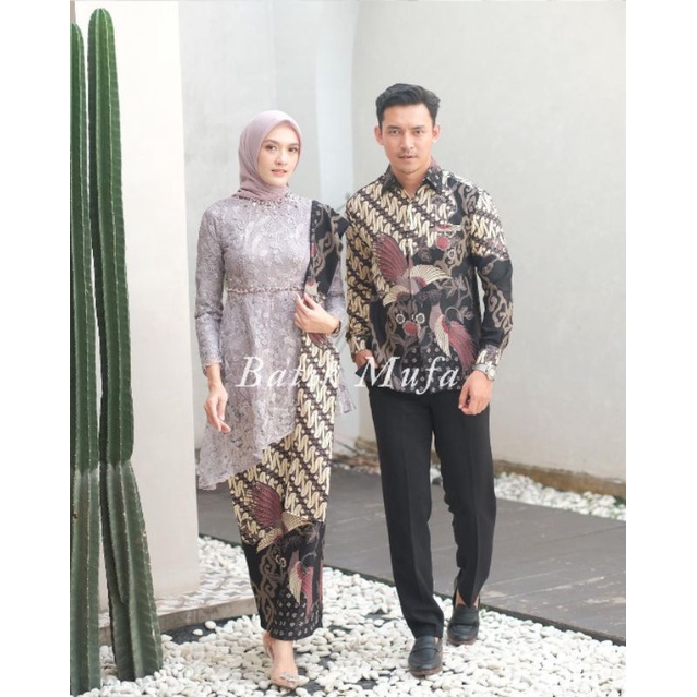 SET COUPLE KEBAYA ZARA SERIES MAUVE | KEBAYA MODERN KEBAYA LAMARAN TERBARU