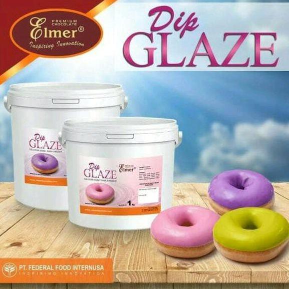 

☄ dip glaze elmer saus celup topping kue celupan donat 250 gram ,.,